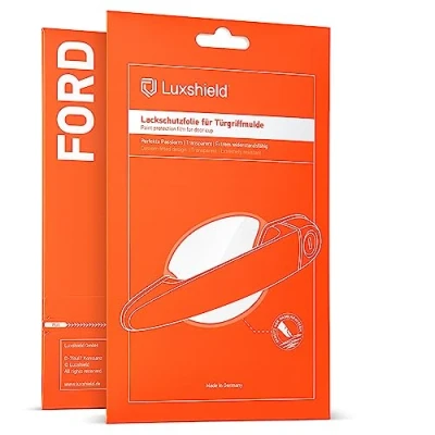 Afbeelding van Luxshield Beschermfolie voor autodeurgreep Ford Tourneo Connect 3 (III) I 2022 2024 krasbestendig, lakbescherming transparant glanzend zelfklevend