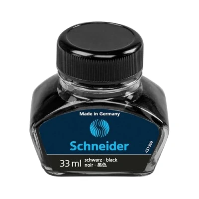 Afbeelding van Schneider inktpotje 33 ml voor vulpennen zwart S 6911