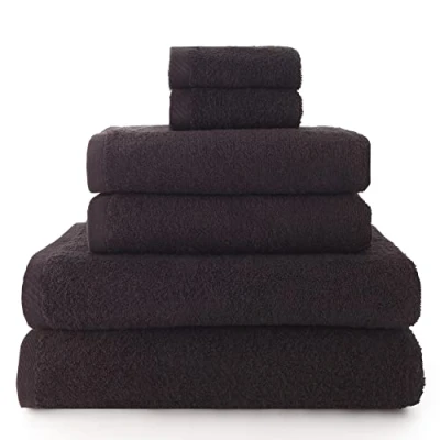 Afbeelding van Top Towels Handdoekenset set met 2 badhanddoeken, badhanddoeken en bidet handdoeken 100% katoen 500 g/m²