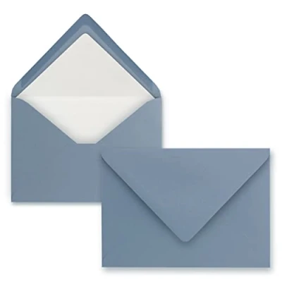 Afbeelding van Enveloppen van zijdepapier, DIN C6, 100 g/m², 11,4 x 16,2 cm, met natte plakrand