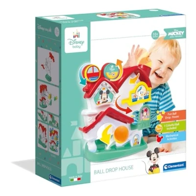 Image de Clementoni La maison des balles Premier âge, Plastique, Multicolore, Taille unique