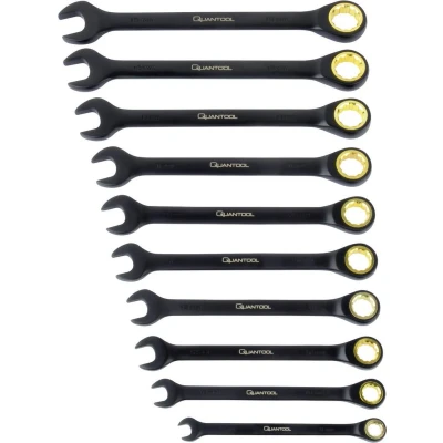 Afbeelding van Brüder Mannesmann Q25210 Quantool Engelse sleutelset 10 delig 8 19 mm