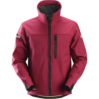 Afbeelding van Snickers Allroundwork, Softshell Jack, Chili Rood Zwart (1604) S