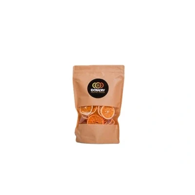 Afbeelding van Extra Dry gedroogde sinaasappels voor cocktail, ca. 100 plakjes sinaasappels, groot zakje van 228 g, sinaasappelringen, 100% natuurlijk, gedroogd fruit zonder suiker