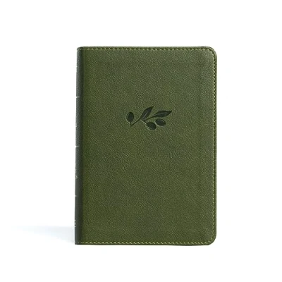 Afbeelding van KJV Large Print Compact Reference Bible, Olive Leathertouch