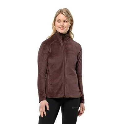 Afbeelding van Jack Wolfskin Rotwand FZ W Fleecejas, Dames, Maat: Medium, Dark maroon