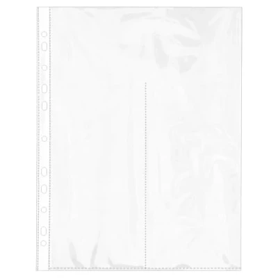 Afbeelding van Ideen mit Herz Transparante hoezen DIN A4 2 vakken 10,9 x 30 cm transparant 50 stuks fotohoezen stickers, bankbiljetten, brieven, documenten in formaat