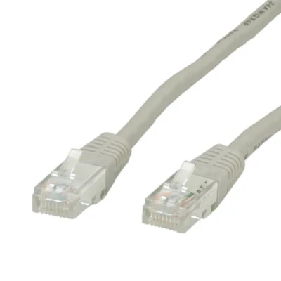 Afbeelding van VALUE Patchkabel Cat.6 UTP (Class E), grijs, 5 m
