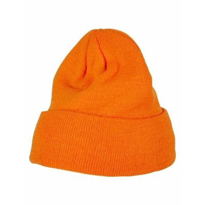Afbeelding van Build your Brand Heavy Knit Beanie BY001 orange