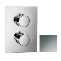 Afbeelding van SB Universale Round on Square Inbouw thermostaatkraan met 2 uitgangen chroom 1208955152