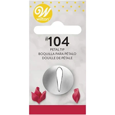 Afbeelding van Wilton Blister Cornetto Petale N.104 Petal n104, staal, zilver,