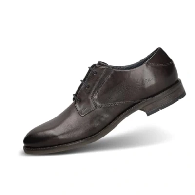 Afbeelding van bugatti SULA Veterschoenen, Heren, Maat: 40, Dark brown Leer