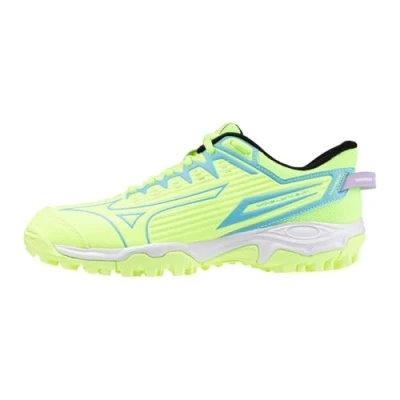 Afbeelding van Mizuno WAVE LYNX 2 JR. Hockeyschoenen neo lime/black/splish splash Junior Maat 34