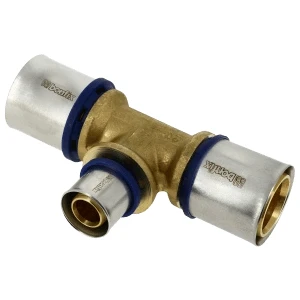 Afbeelding van BONFIX Alu pers messing perskoppeling T stuk 40 x 26