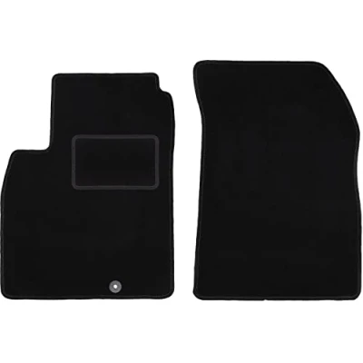 Afbeelding van Wielganizator Nissan Micra K13 Hatchback (2010 2016) velours automatten set 2 delig zwart