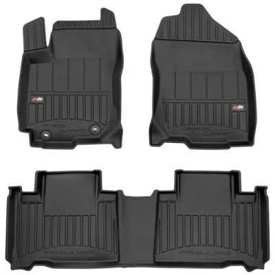 Afbeelding van M MOTOS Rubberen vloermat voor Toyota RAV4 IV 2015 2019, verbeter je reiscomfort met de zwarte 3D antislip mat auto, alle weersomstandigheden, bescherming tegen vuil