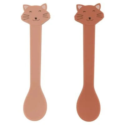 Afbeelding van Trixie Silicone spoon 2 pack Mrs. Cat