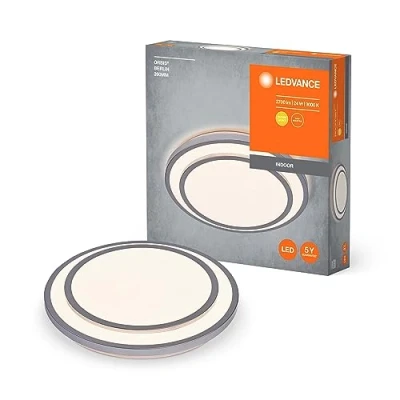 Afbeelding van Ledvance Orbis Berlin LED plafondlamp zilver 39cm