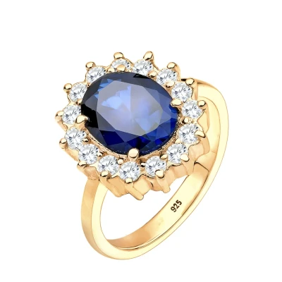 Afbeelding van Elli Antique Statement Ring goldcoloured, Dames, Maat: 54, Gold coloured