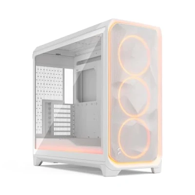 Afbeelding van Fractal Design Meshify 3 XL Ambience Pro RGB White TG Clear Tint Fulltowermodel EATX wit