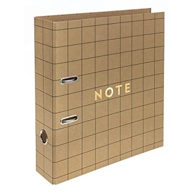 Afbeelding van Interdruk Lever Arch File A4 75 mm Naturel Brown Kraft Geo