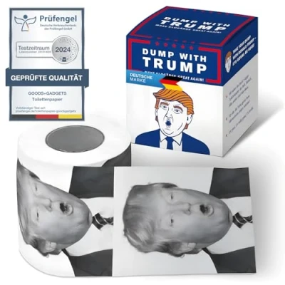 Afbeelding van Toiletpapier Geschenkdoos Nieuwigheid (Trump)