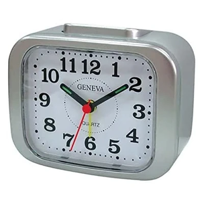 Image de Techno Line Model XL silber à quartz réveil argent Heures de 1