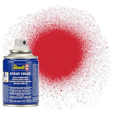 Afbeelding van Spuit Vuur Rood Zijde Mat Revell Spuitverf Op Acrylbasis