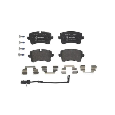 Afbeelding van MAGNETI MARELLI 363700485150 Remblokkenset Incl. slijtage waarschuwingscontact Met remzadelschroef AUDI: A6 C7 Avant, A4 B8 B9 Avant