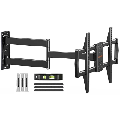 Afbeelding van ELIVED Universele tv muurbeugel van 37 tot 75 inch met lange arm 813 mm, kantelbaar, draaibaar, 45 kg, VESA max 600 x 400 mm