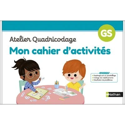 Image de Cahiers des ateliers Mon cahier d&#039;activités Atelier Quadricodage GS