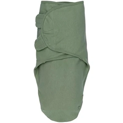 Afbeelding van Meyco Inbakerdoek Swaddle Uni Forest Green 0 3 Mnd