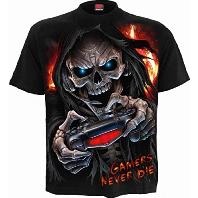 Afbeelding van Spiral Heren Tshirt L RESPAWN Zwart
