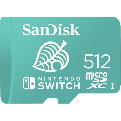 Afbeelding van Sandisk MicroSDXC Extreme Gaming 512GB Nintendo Licensed