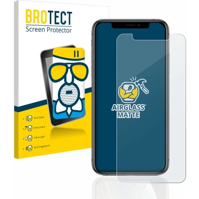 Afbeelding van BROTECT Screenprotector voor Apple iPhone Xs / 11 Pro Folie Beschermfolie Beschermglas matte