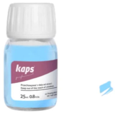 Afbeelding van Kaps super color leer &amp; kunstleer verf inc.cleaner (121) Blauwe Lucht 25ml