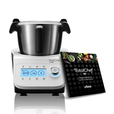 Afbeelding van Ufesa TotalChef RK3 multifunctionele keukenmachine, 30 functies, inhoud 3,5 l, LCD display met touch knoppen, geïntegreerde weegschaal, incl. receptenboek (mogelijk niet beschikbaar in het Nederlands)