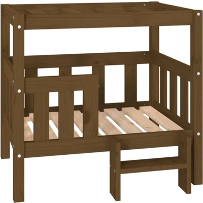 Afbeelding van Hondenmand 75,5X63,5X70 Cm Massief Grenenhout Honingbruin