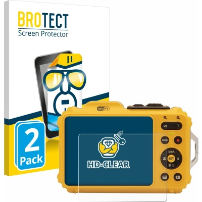 Afbeelding van BROTECT Screenprotector voor Kodak Pixpro WPZ2 Folie Beschermfolie transparant (2 Stuks)