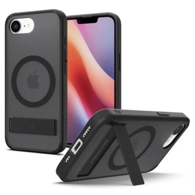 Afbeelding van Spigen Beschermhoes voor iPhone 16e, Ultra Hybrid S MagFit, [flexibele bevestiging] Frost Black