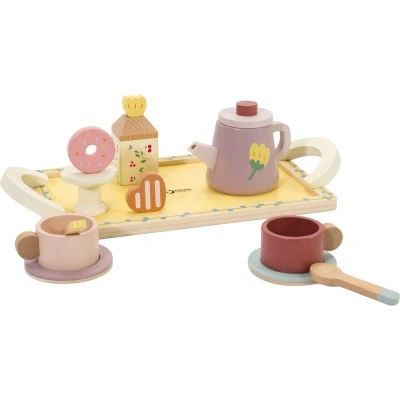 Afbeelding van Classic World Houten Theeset Grace met Dienblad, 14dlg.