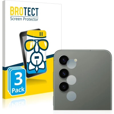 Afbeelding van BROTECT Screenprotector voor Samsung Galaxy S23 (ALLEEN Camera Lens) Folie Beschermfolie Beschermglas transparant (3 Stuks)