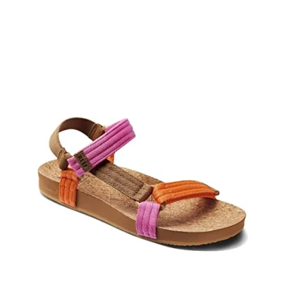 Afbeelding van Reef Komfort Cushion REM Sandalen, Dames, Maat: 35, Malibu smoothie Leer/ synthetisch