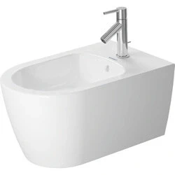 Afbeelding van Duravit ME by Starck wandbidet 37x57cm met kraangat overloop en wondergliss wit