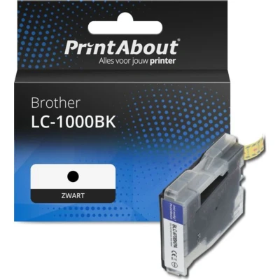 Afbeelding van Huismerk Brother LC 1000BK Inktcartridge Zwart