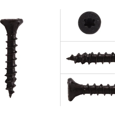 Afbeelding van Wovar Zwarte Schroeven Verzinkt 3 x 20 mm Torx 10 100 Stuks Houtschroeven