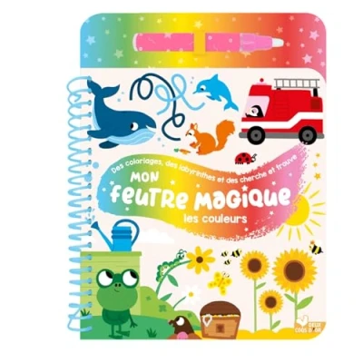 Afbeelding van MON FEUTRE MAGIQUE LES COULEURS