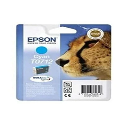 Afbeelding van Epson T0712 (C13T07124010) Inktcartridge Cyaan