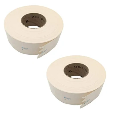 Afbeelding van KNAUF® 2 stuks papieren afdekstrips voor voegen, rol van 75 m, breedte 5 cm, afdekstrip