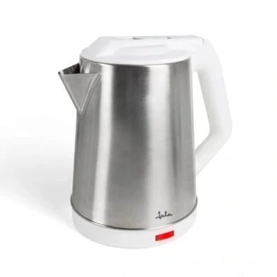 Afbeelding van JATA JEHA1723 waterkoker 2 l 1500 W Roestvrijstaal, Wit